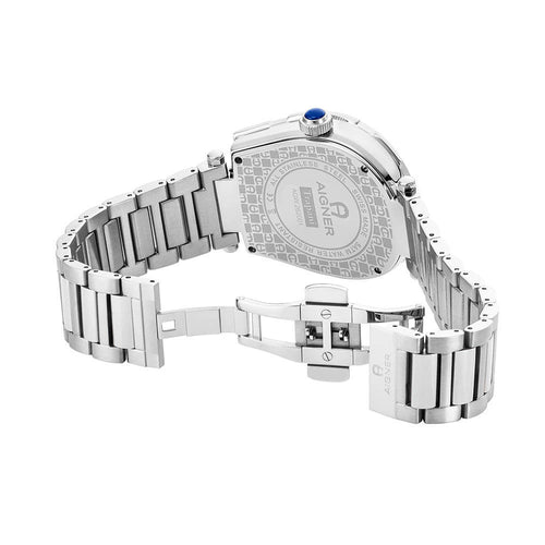 Aigner Trapani 42mm Green SS Men's Watch