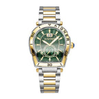 Aigner Trapani Men's Green Two-Tone Stainless Steel Watch