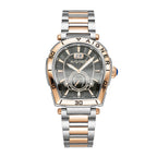 Aigner Trapani 42mm Black Two-Tone Rose Gold SS Men's Watch