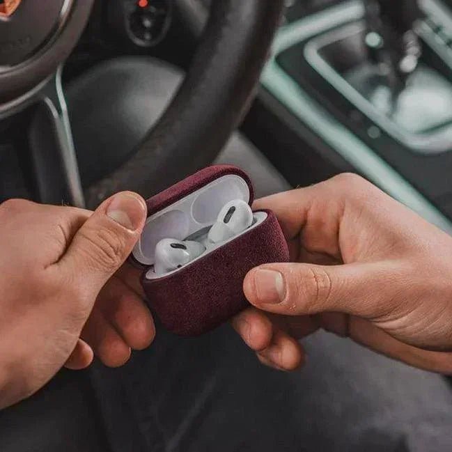 AirPods (3rd generation) Alcantara Case - Wine Red