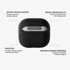AirPods (4th generation) Alcantara Case - Deep Black