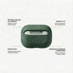 AirPods Pro (2nd Generation) Alcantara Case - Midnight Green