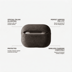 AirPods Pro (3rd Generation) Alcantara Case - Chocolate Brown