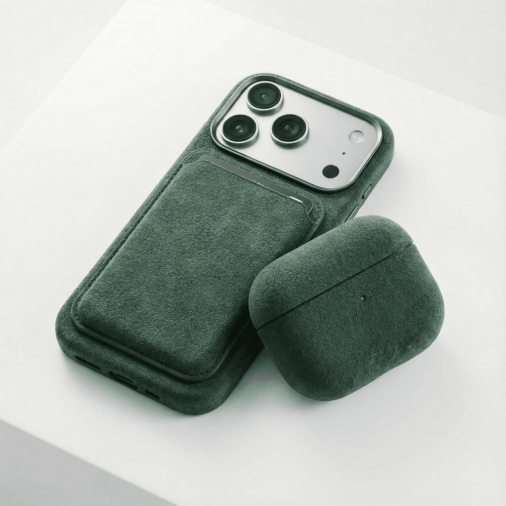 AirPods Pro (2nd Generation) Alcantara Case - Midnight Green