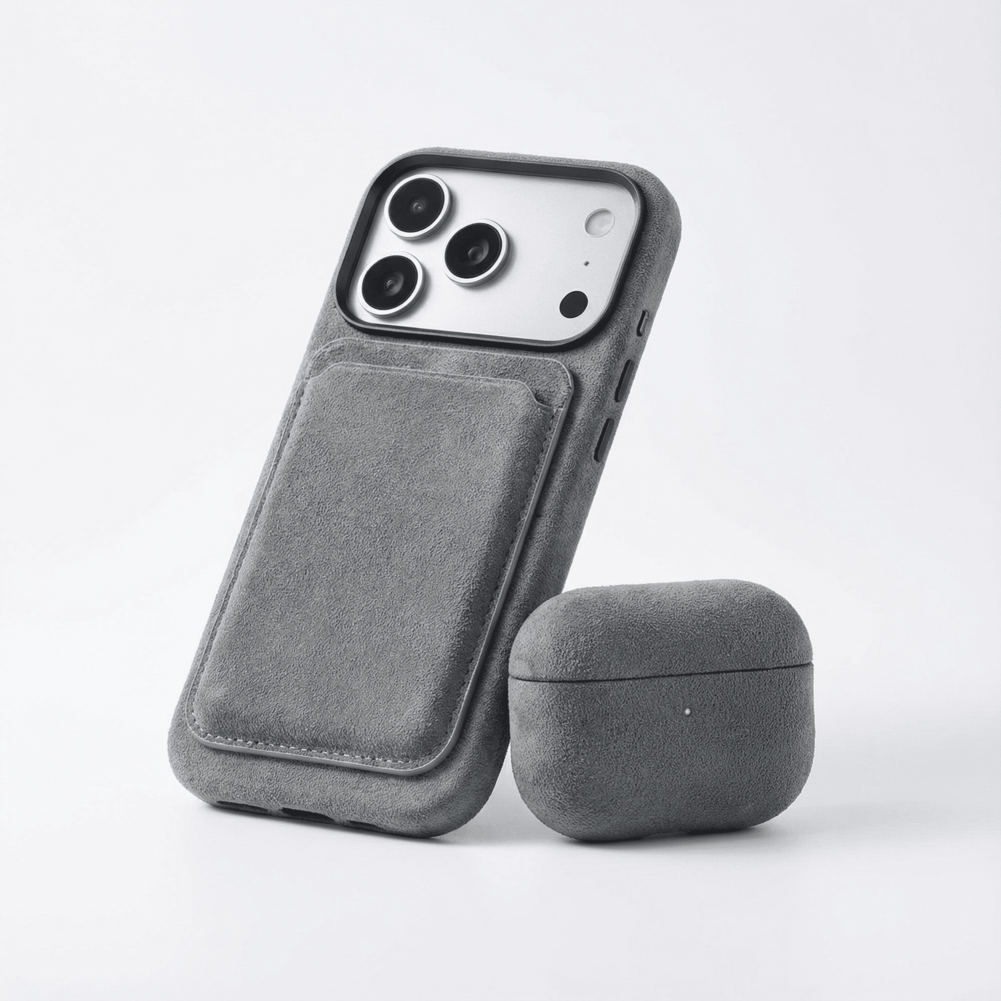 AirPods Pro (2nd Generation) Alcantara Case - Nardo Gray