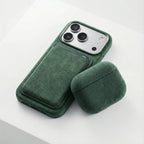 AirPods Pro Alcantara Case - Midnight Green