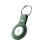 Alcantara AirTag Key Ring - Midnight Green