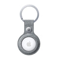 Alcantara AirTag Key Ring - Nardo Gray