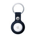 Alcantara AirTag Key Ring - Navy Blue