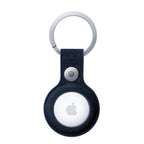 Alcantara AirTag Key Ring - Navy Blue