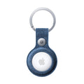 Alcantara AirTag Key Ring - Ocean Blue