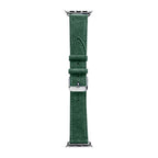 Alcantara Apple Watch Band With Buckle - Midnight Green - 42/44/45/46mm & Ultra (49mm) - Christmas Edition