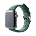 Alcantara Apple Watch Band With Buckle - Midnight Green - 42/44/45/46mm & Ultra (49mm) - Christmas Edition
