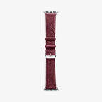 Alcantara Apple Watch Band With Buckle - Wine Red - 38/40/41/42mm