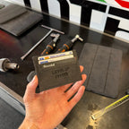 Alcantara Card Wallet - LEVEL UP MTA - Space Grey