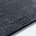 Alcantara Card Wallet - Space Grey