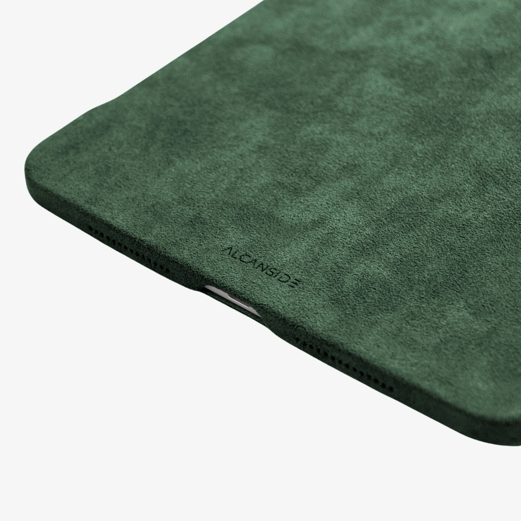 Alcantara iPad Cover - For iPad Air 11 inch (2024/2026) - Midnight Green