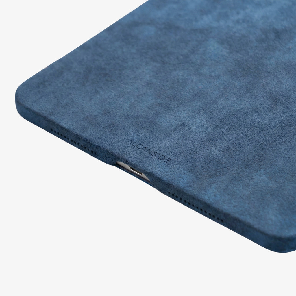 Alcantara iPad Cover - For iPad Air 11 inch (2024/2026) - Ocean Blue