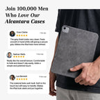Alcantara iPad Cover - For iPad Air (13 inch) - Space Grey