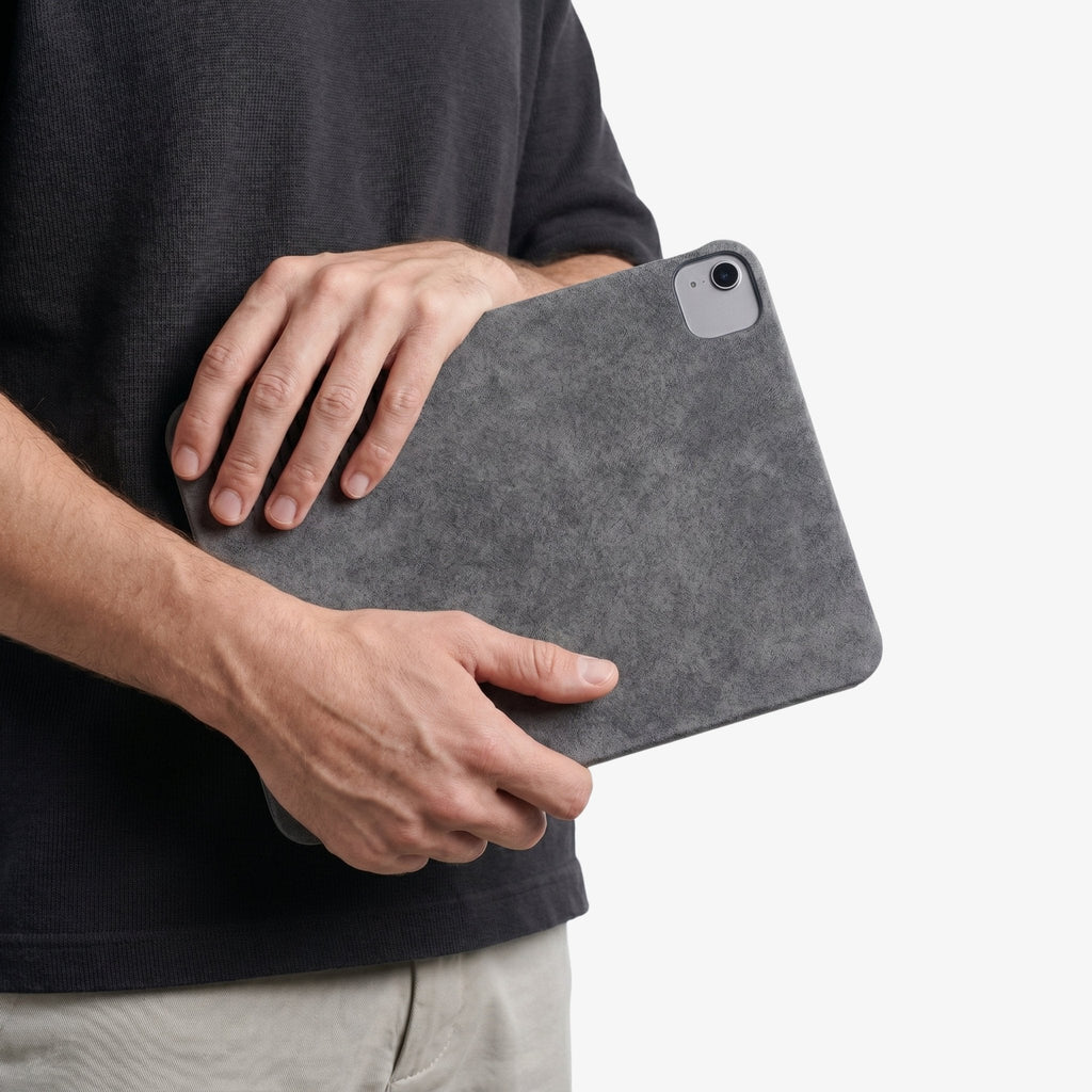 Alcantara iPad Cover - For iPad Air 11 inch (2024/2026) - Space Grey