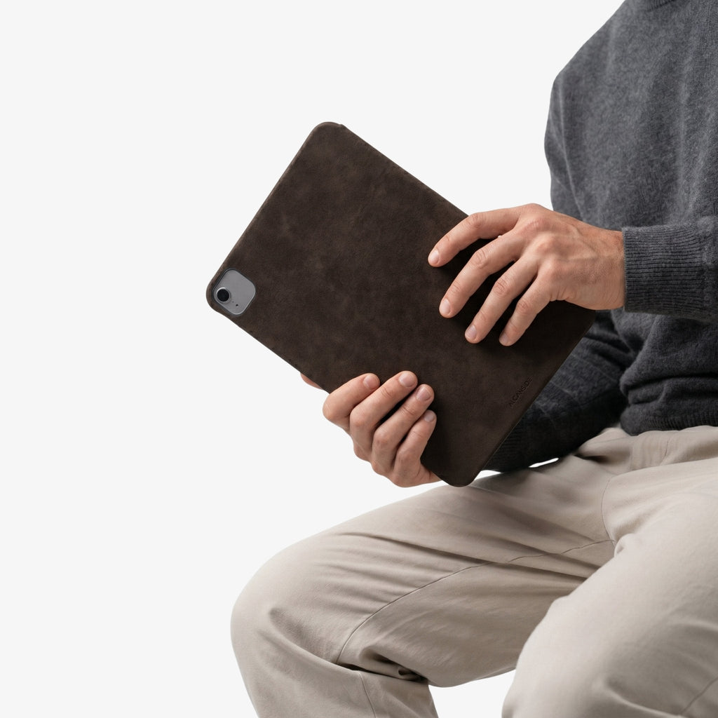 Alcantara iPad Cover - For iPad Air 2026  (13 inch) - Chocolate Brown