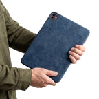 Alcantara iPad Cover - For iPad Pro (11 inch) - Ocean Blue