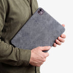 Alcantara iPad Cover - For iPad Pro (13 inch) - Nardo Gray
