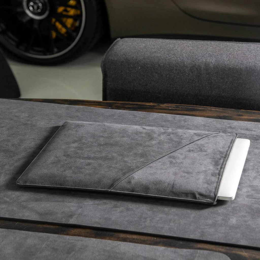 Alcantara Laptop Sleeve - 13 & 14 Inch - LEVEL UP MTA - Space Grey