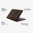 Alcantara MacBook Neo Cover – For 13 inch (2026) – Chocolate Brown