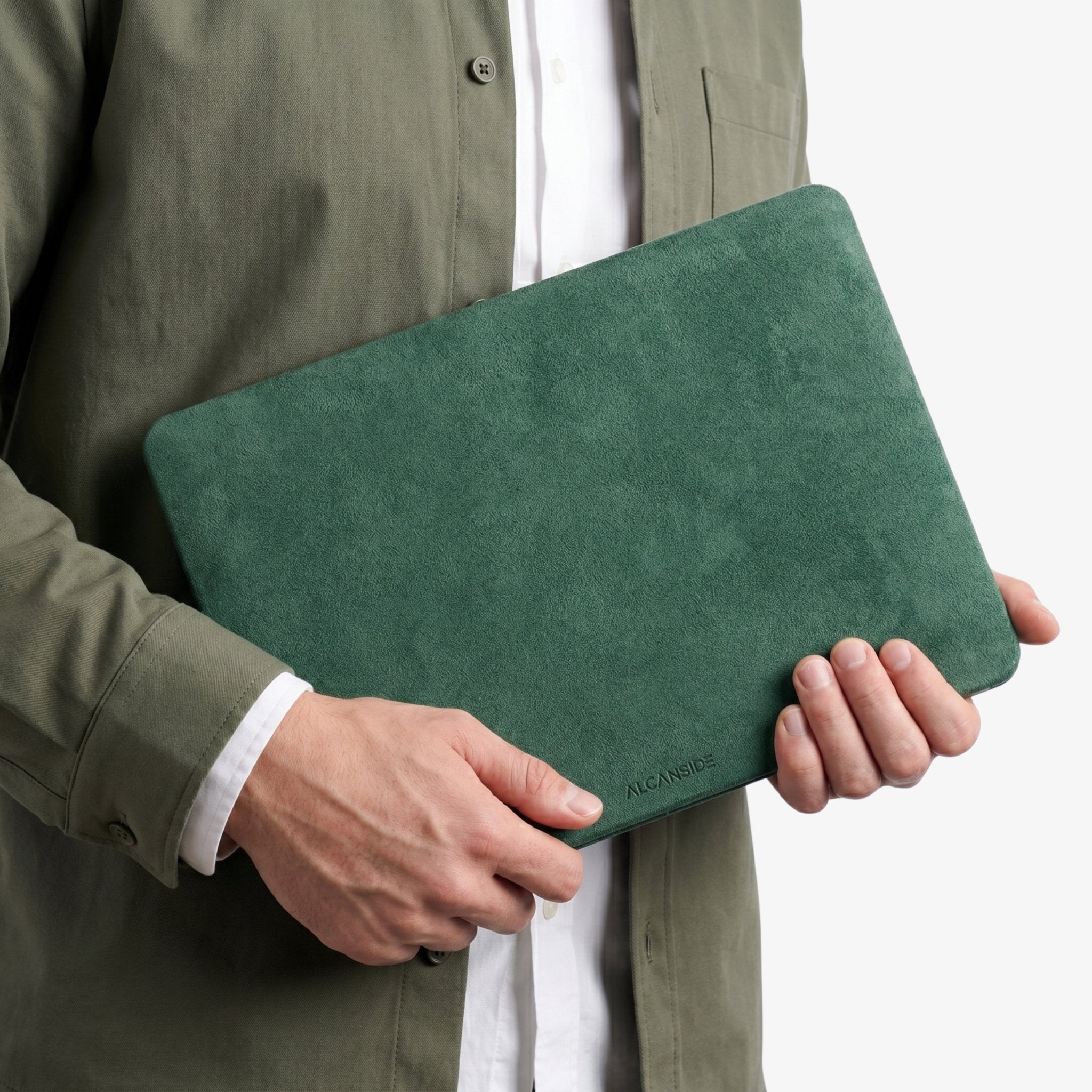 Alcantara MacBook Neo Cover – For 13 inch (2026) – Midnight Green