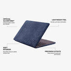 Alcantara MacBook Neo Cover – For 13 inch (2026) – Ocean Blue