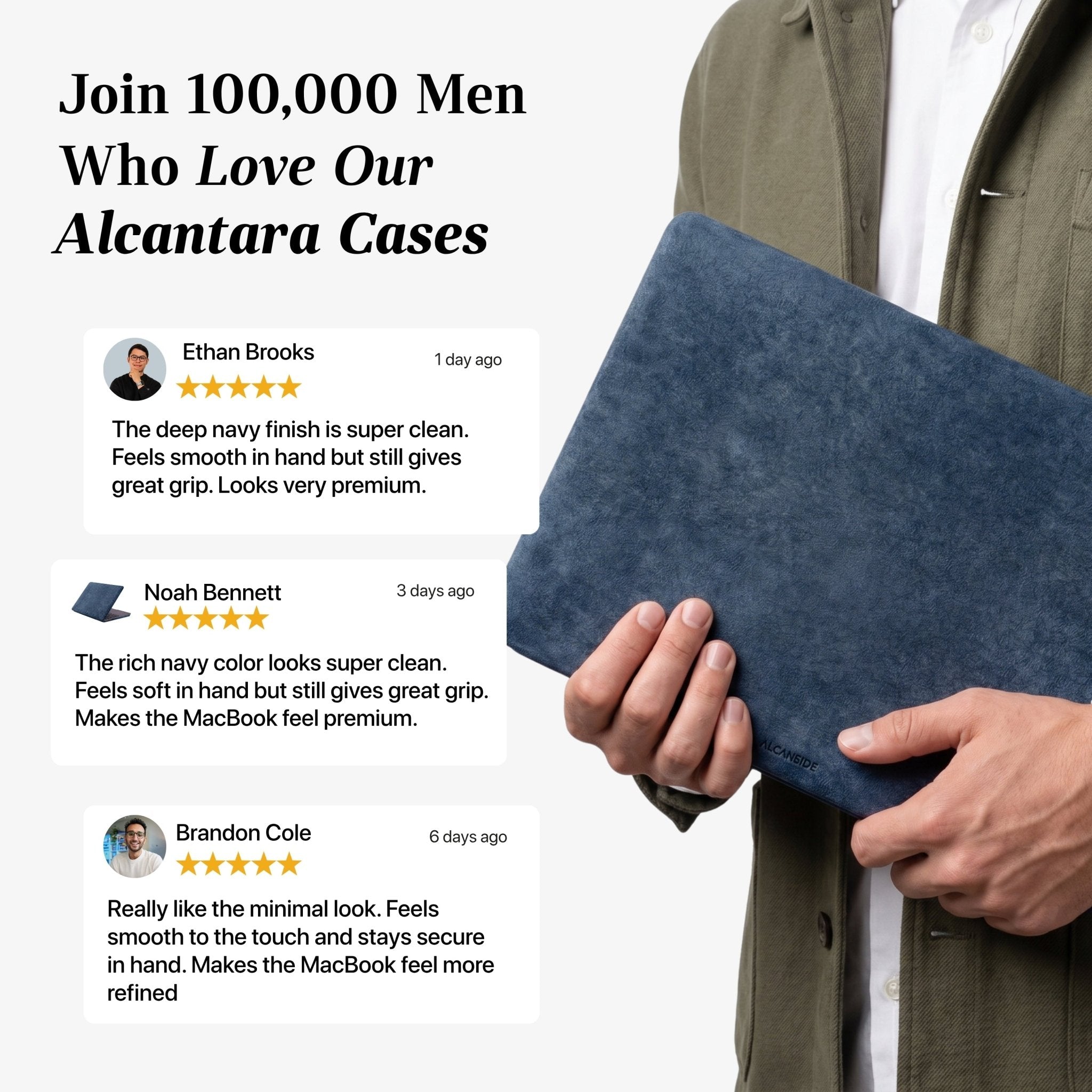 Alcantara MacBook Pro & Pro Max Cover - For 14 inch (2021-2025) - Ocean Blue