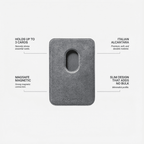Alcantara MagSafe Wallet - Nardo Gray
