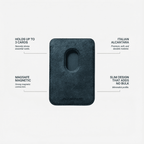 Alcantara MagSafe Wallet - Navy Blue