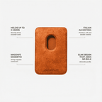 Alcantara MagSafe Wallet - Orange