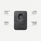 Alcantara MagSafe Wallet - Space Grey