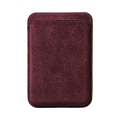Alcantara MagSafe Wallet - Wine Red