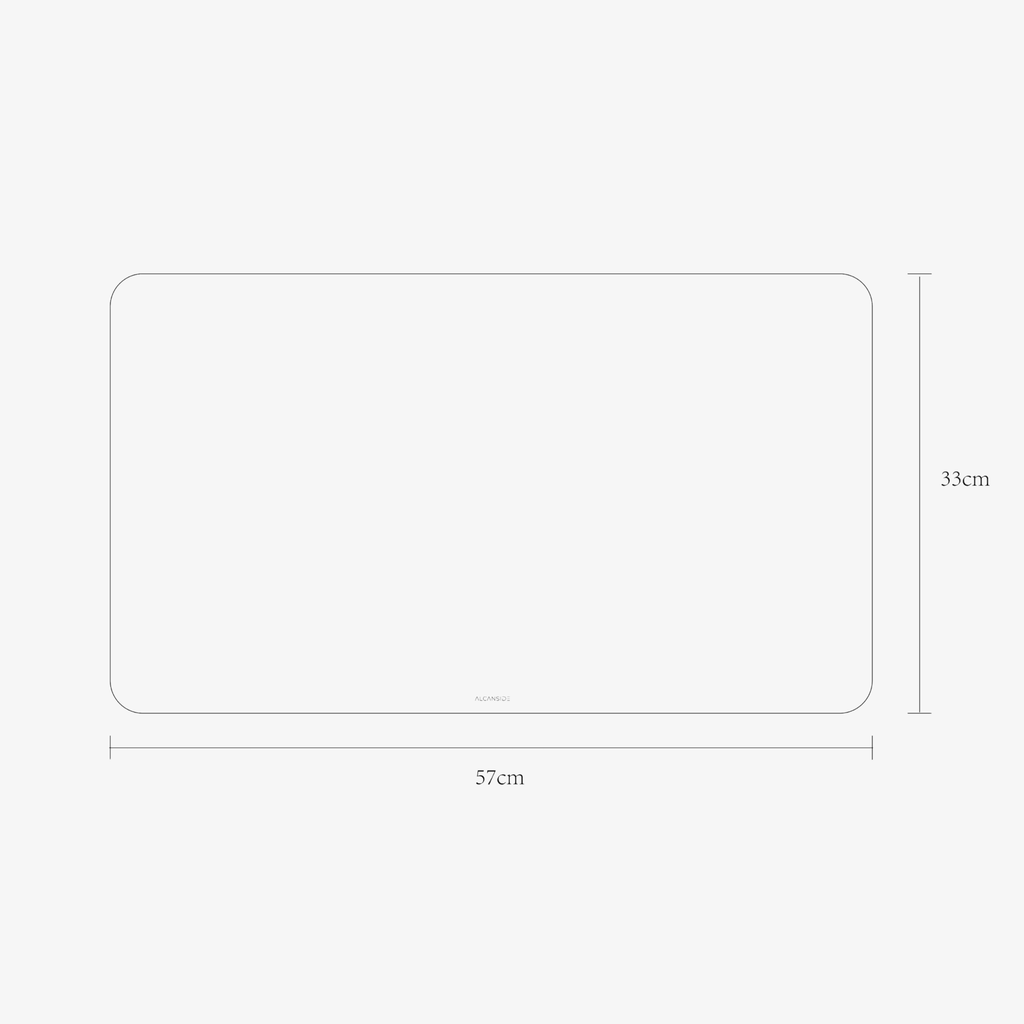 Alcantara Mousepad 57x33cm - Space Grey