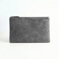 Alcantara Pouch - Nardo Gray