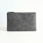 Alcantara Pouch - Nardo Gray