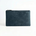 Alcantara Pouch - Navy Blue