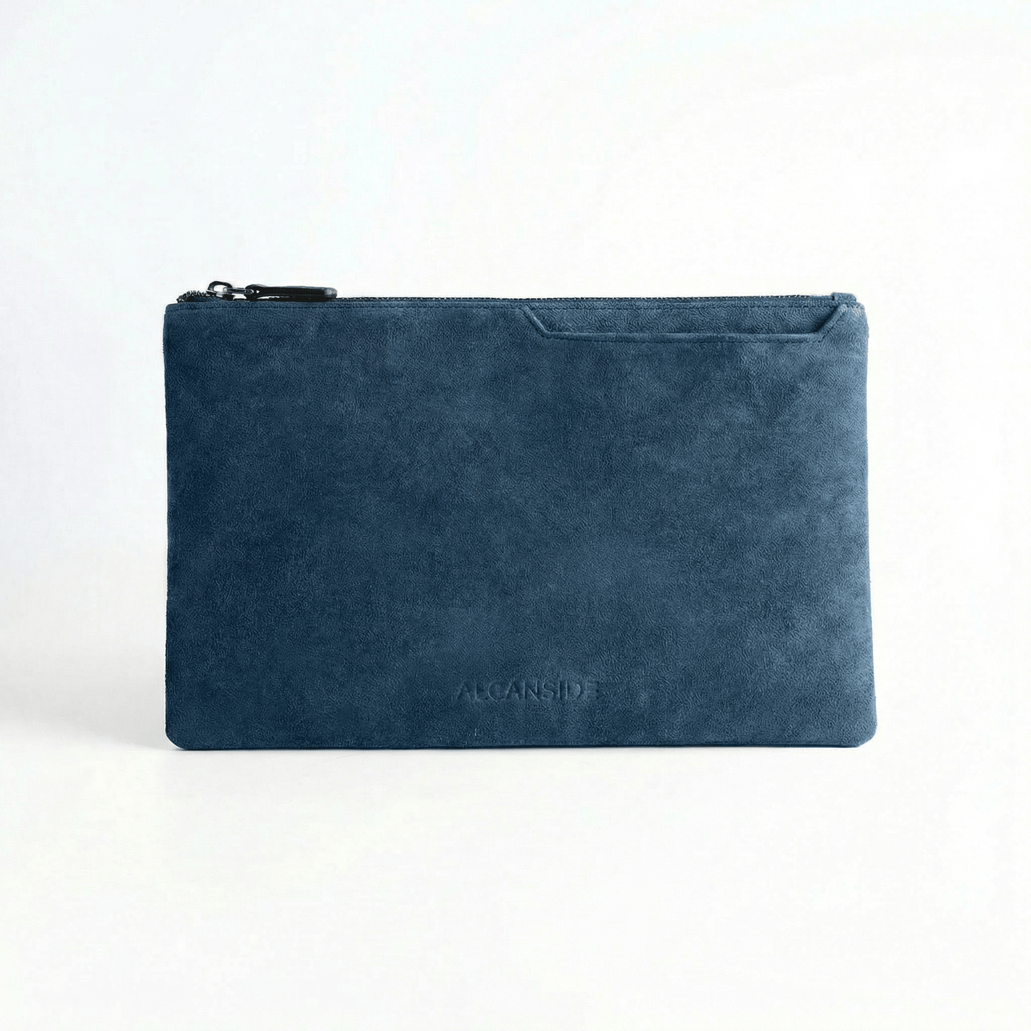Alcantara Pouch - Ocean Blue
