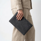 Alcantara Pouch - Space Grey