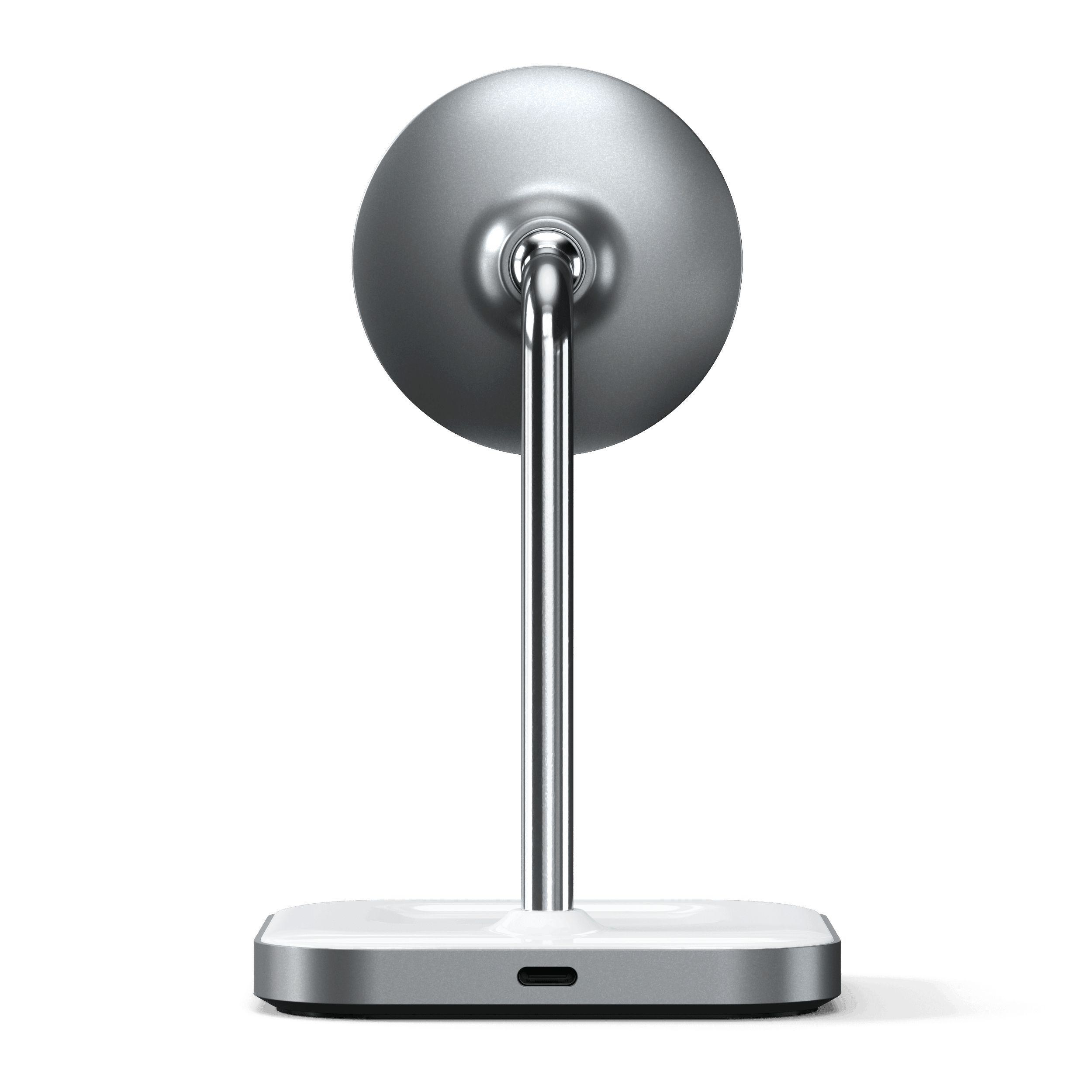 Aluminium 2-in-1 magnetischer kabelloser Ladeständer