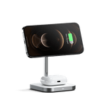 Aluminium 2-in-1 magnetischer kabelloser Ladeständer
