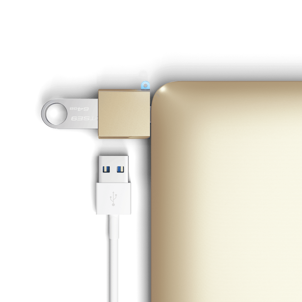 Aluminium USB-C zu USB-A 3.0 Adapter
