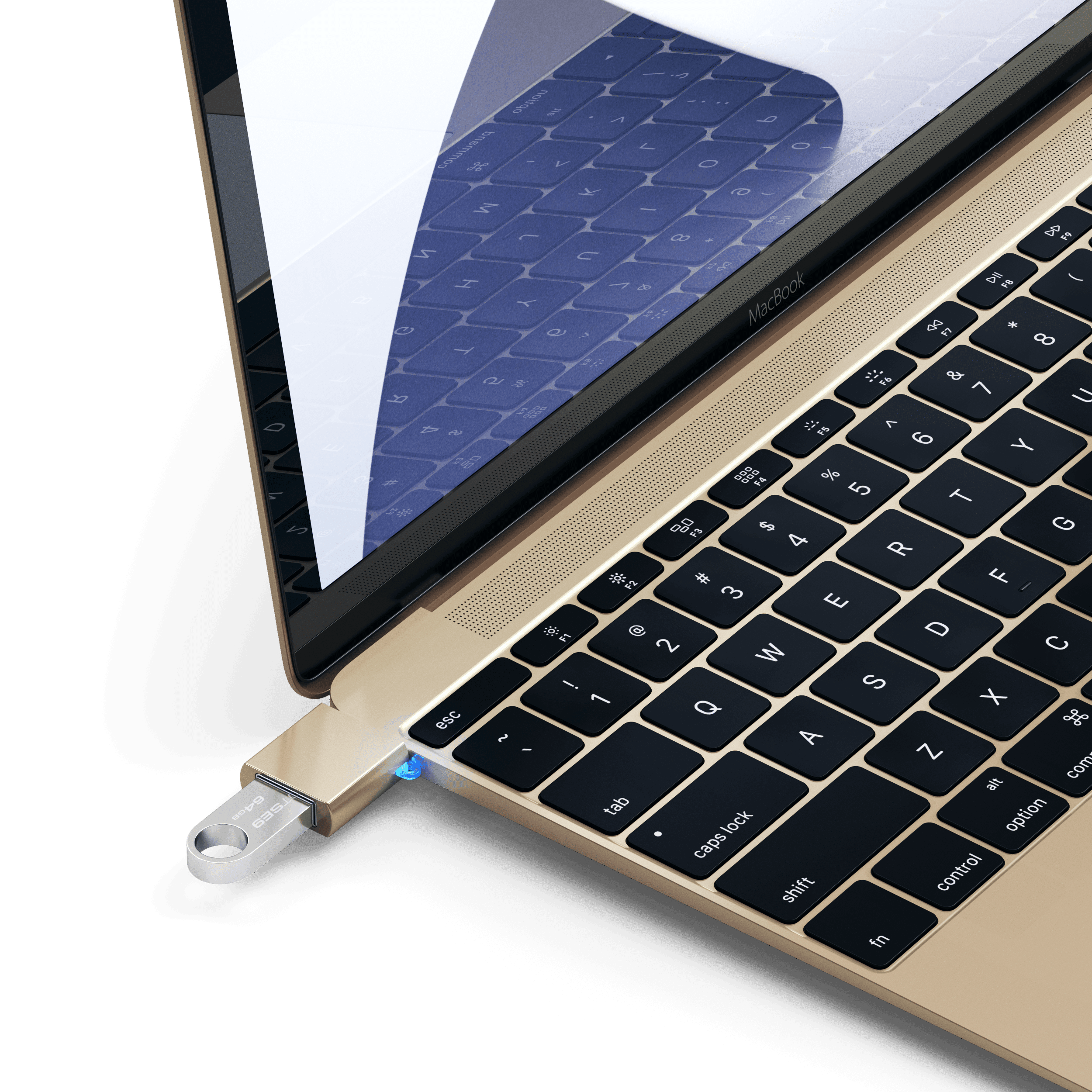 Aluminium USB-C zu USB-A 3.0 Adapter