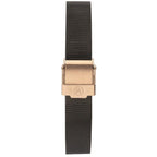 Accurist Ladies Black Rose Gold Watch
