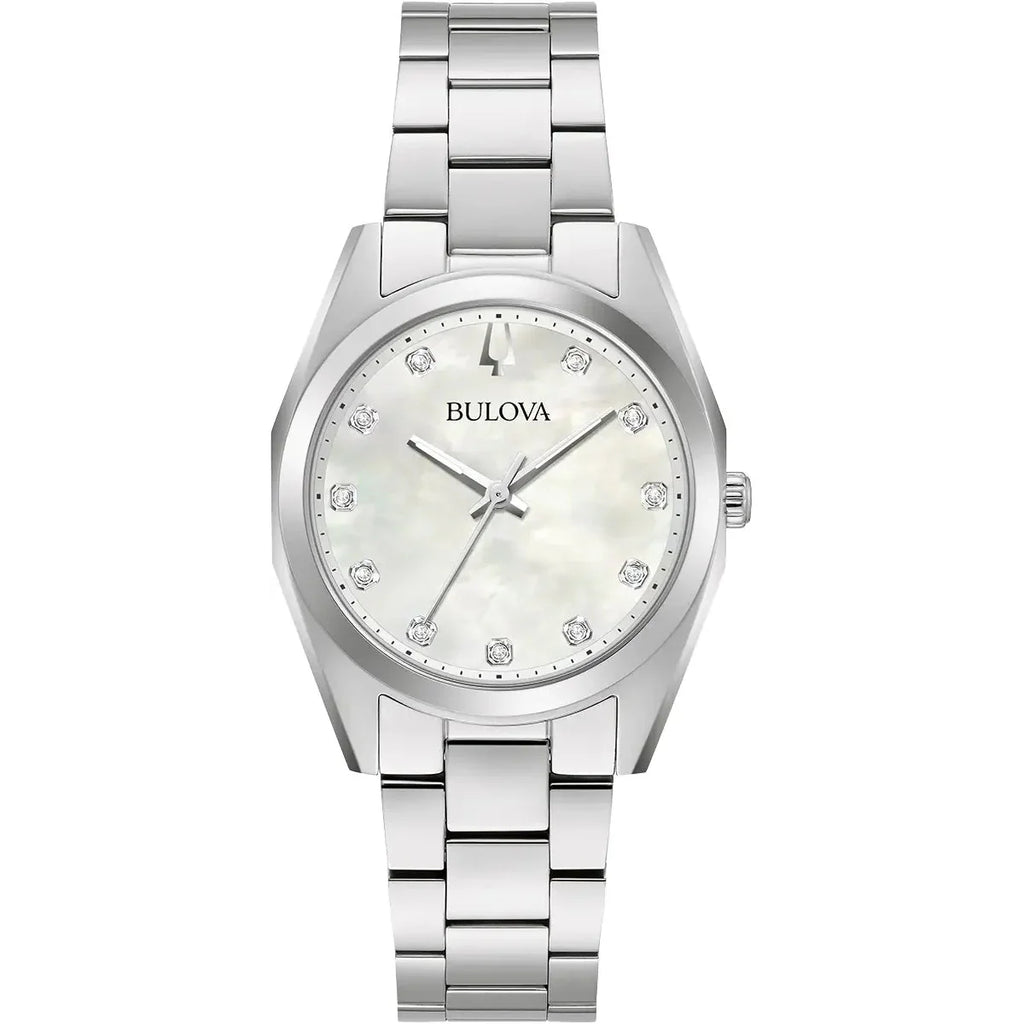 Bulova Surveyor Ladies Mother of Pearl Watch