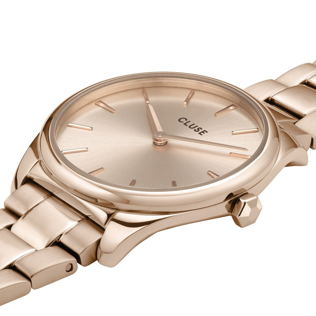 Cluse Pink Gold Féroce Petite Ladies Watch